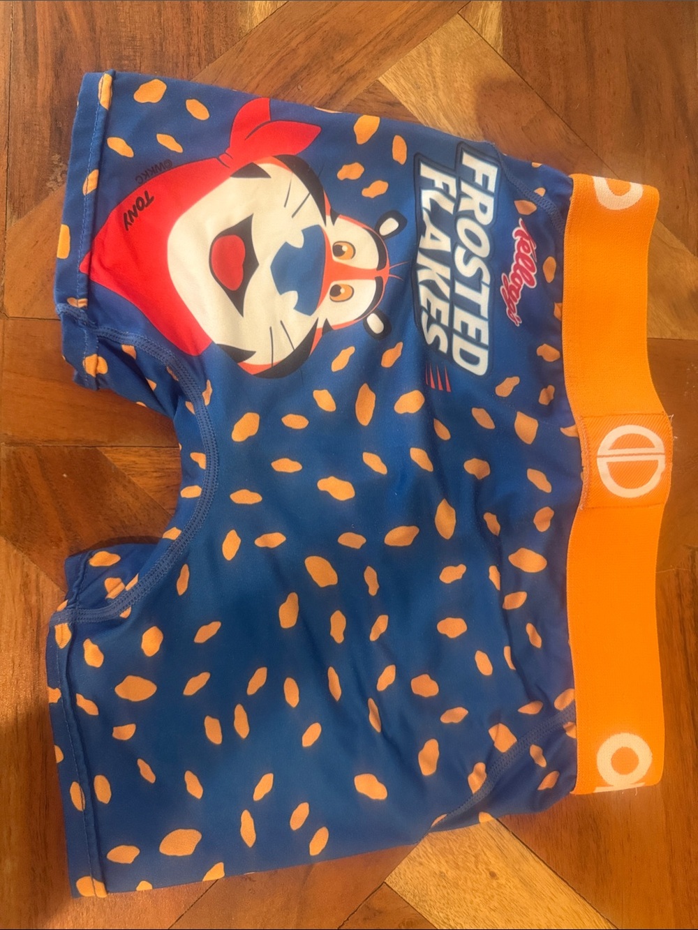 Kids Blue & Orange Frosted Flakes Swim Shorts - Kellogg's Tony Tiger